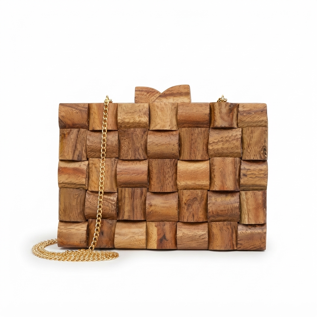 Woven Pearl Handbag